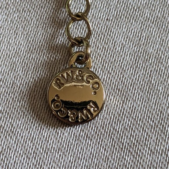 RHINESTONE CROSS RW &CO necklace - Picture 3 of 6